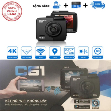 Camera Hành Trình VIETMAP C61 Ghi hình Ultra HD 4K | WIFI GPS