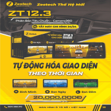 Màn Hình Zestech ZT 12.3 Inch bản tiêu chuẩn - Camera 360