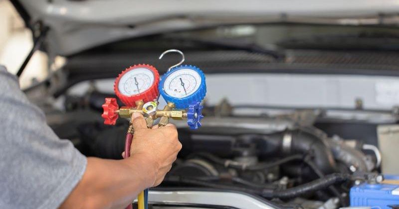 Đồng hồ gas điêu hòa ô tô