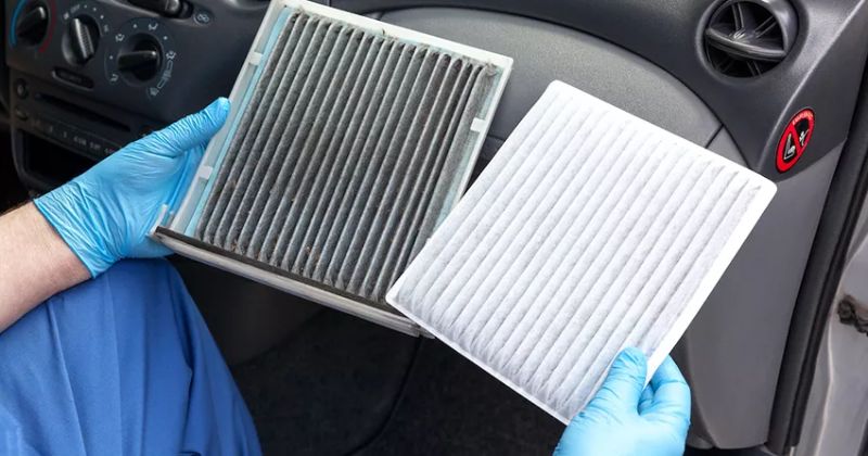 Lọc gió điều hòa bị bẩn